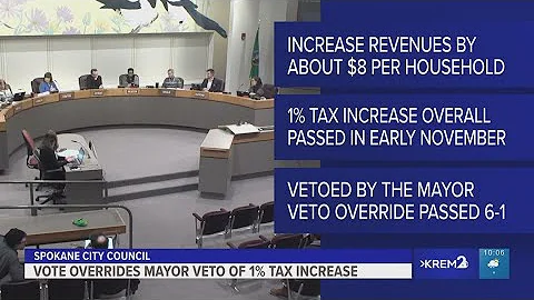 City Council overrides mayor's veto on tax levy, discusses new housing and food delivery ordinances