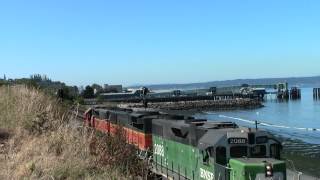 BNSF Geeps Light Power at Edmonds, WA