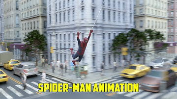 Spider-Man VFX Shot Animation | Blender | Maya