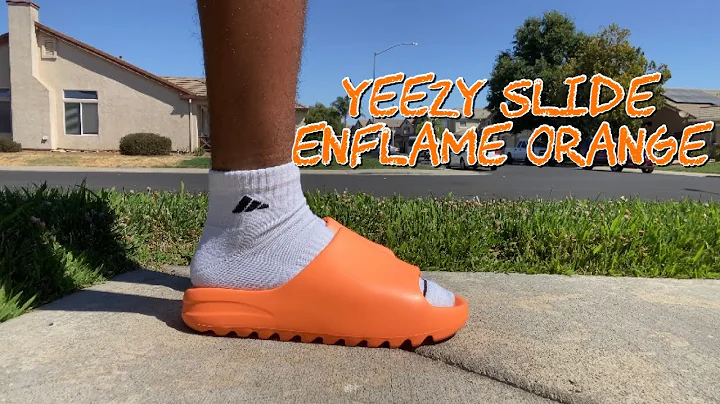Yeezy Slide Enflame Orange Review + On Feet