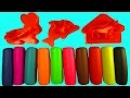 Пластилин Плей До Учим цвета Видео Лепим животных Развивающее видео 1 серия Давай поиграем в игрушки