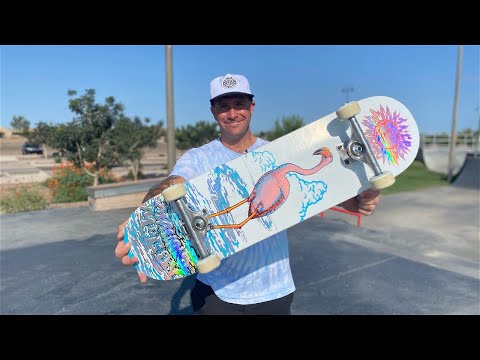 8.25 x 31.83 McCOY 'FLAMINGO' TWIN TIP VX PRO MODEL DECK PRODUCT CHALLENGE! | Santa Cruz Skateboards