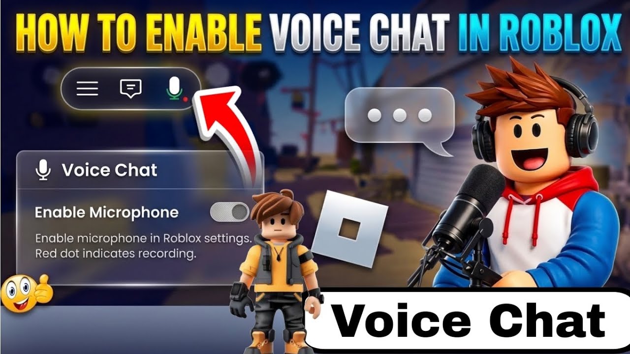 How To Get Voice Chat On Roblox 2026 Enable Roblox VC Easily YouTube 