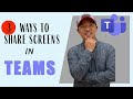 3 Ways to Share Screen in MS Teams