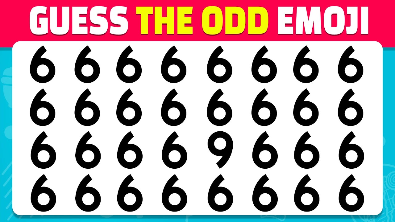 Find the ODD One Out - Numbers and Letters Edition | Easy, Medium, Hard ...