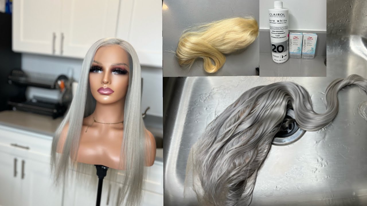 613 wig to platinum| watercolor method| Toner