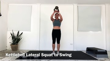 Kettlebell Lateral Squat to Swing