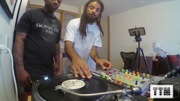 Drum Skratching Workshop w/ Dj Raedawn & Daev Classik using Cuts, Stabs, Chirps & Flares