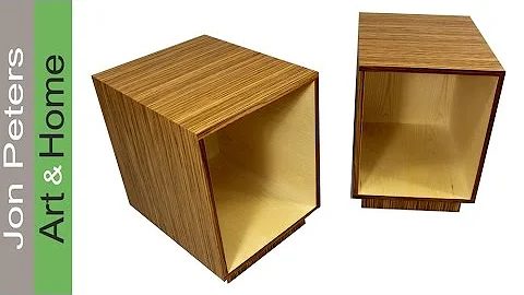Cool Mid Century Modern End Tables, How to Use Wood Veneer