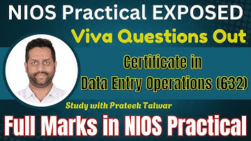 632 data entry operations nios practical file|nios data entry 632 practical file class 12