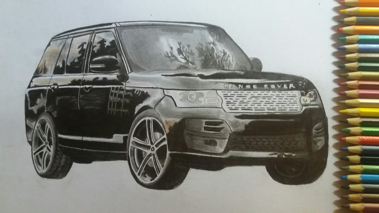 COMO DESENHAR UM CARRO!!! (COMO DESENHAR UMA RANGE ROVER)