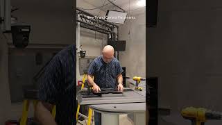 Podcast Studio Timelapse Rehanging TVs