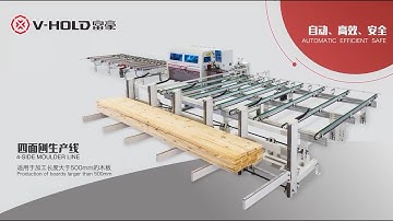 Four side moulder VH-M623E production line