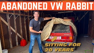 ABANDONED For 20 Years: 1 Owner Volkswagen Rabbit GTI *Can We Make It Run?*