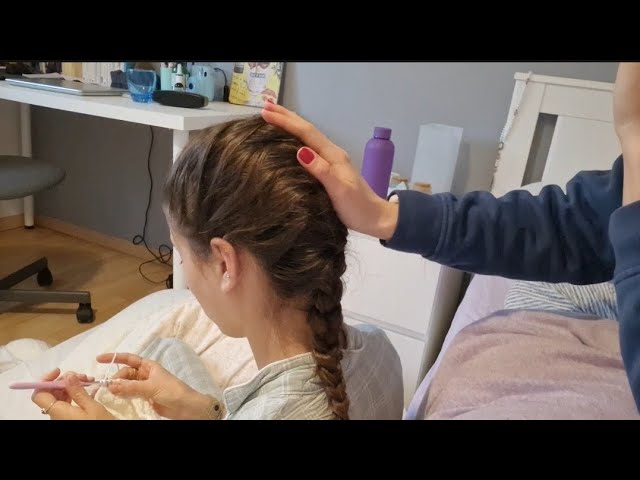 ASMR Braiding My Hair 💇‍♀️✨️