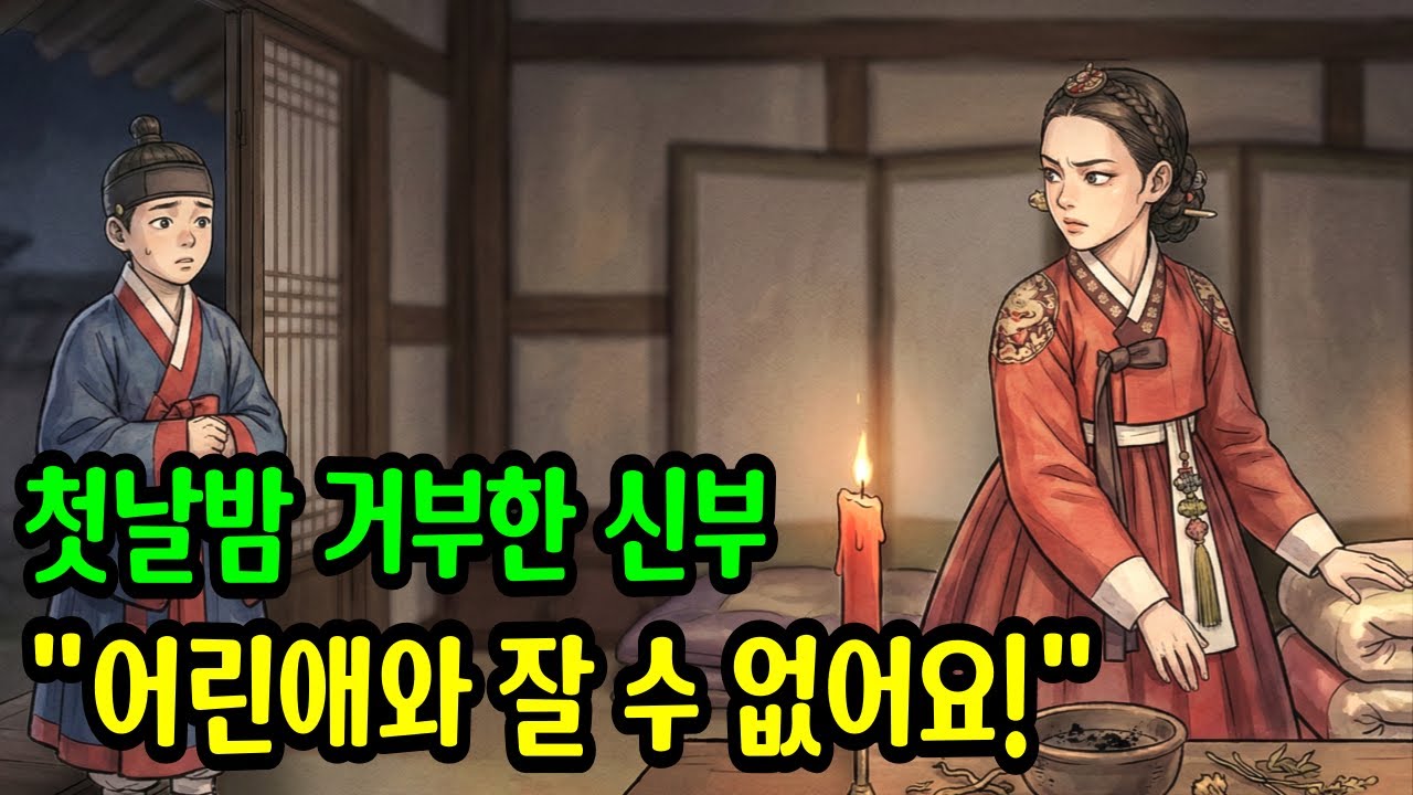 7년후 밝혀진, 옷고름을 잡은 꼬마신랑에게 은장도를 꺼낸 충격적인 이유    야담 ㅣ설화 ㅣ민담 ㅣ전설ㅣ옛날이야기 ㅣ설화 ㅣ괴담 ㅣ야사 ㅣ오디오북  l 꽃보다야담