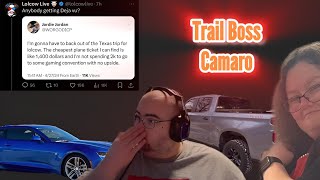 WingsofRedemption has a Trail boss and a Camaro | Richard cancels Houston trip