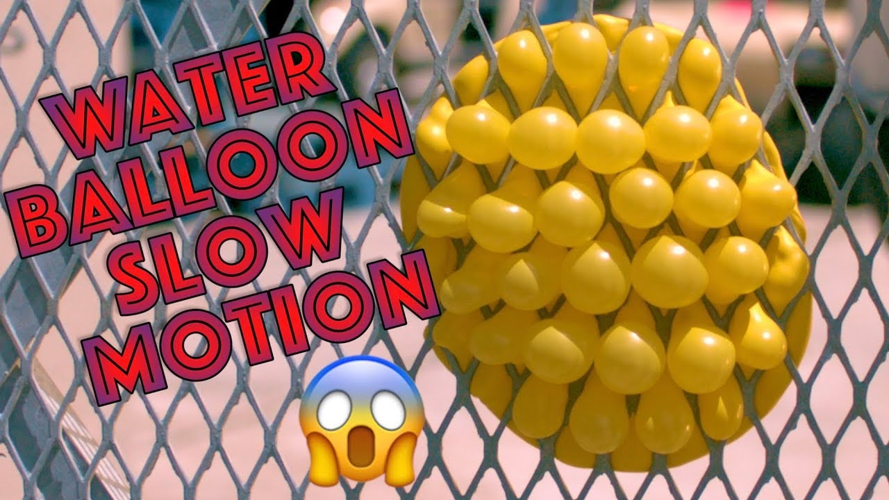 Water Balloons Look AMAZING in Slow Motion!