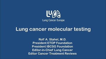 Lung cancer molecular testing