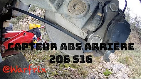 Où se trouve le capteur ABS 206 ?