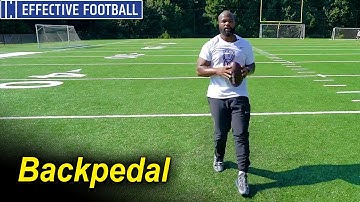 Backpedal Football Technique by Quincy Avery