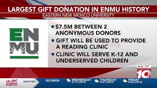 Eastern New Mexico University Receives largest gift in University history