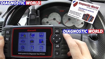 iCarsoft FR v2.0 Official ABS Reset Tool Demonstration Citroen Peugeot Renault Dacia