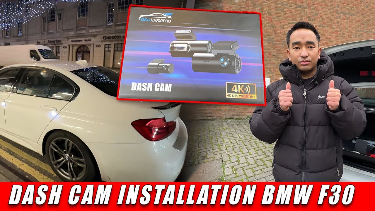 How to Install Dash Cam (Hardware kit 24hrs Cam) on Bmw 320i F30. - YouTube