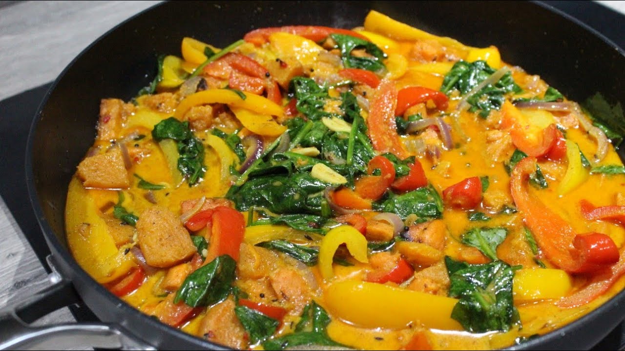 Sri Lanka Vegetarian Curry Vegan Curry Recipe Youtube