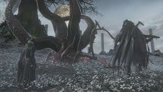 Lady Maria and Gehrman VS The True Moon Presence (Bloodborne Boss VS Boss Mod)