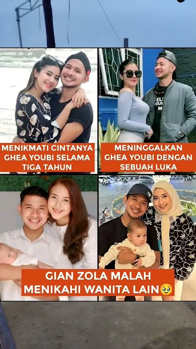 tiga tahun cinta ghea youbi tak cukup membuat gian zola bertahan.💔#infoartis#artis#keluargaartis#fyp