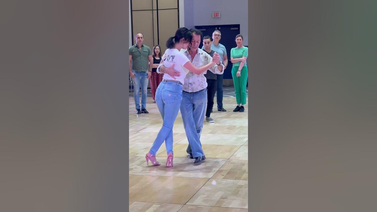 Miguel Zotto & Daiana Guspero. Tango lesson. 2023 Las Vegas Tango Festival. September 9, 2023🪗