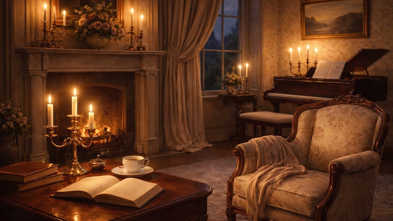 Regency Evening by Candlelight | Jane Austen–Inspired Reading Ambience (1 Hour)