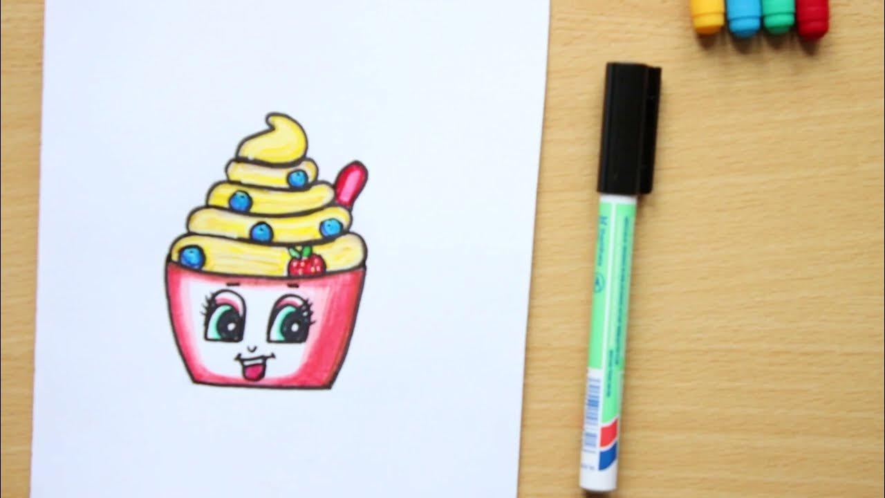 HOW TO DRAW A YOGURT YouTube