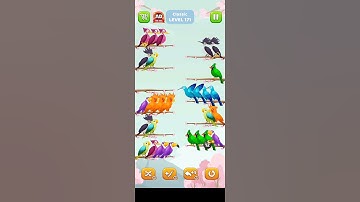 Bird sort color puzzle level-171🐦🐦🐦#shortsfeed #viralshorts #shorts#trendingshorts #funnyshorts