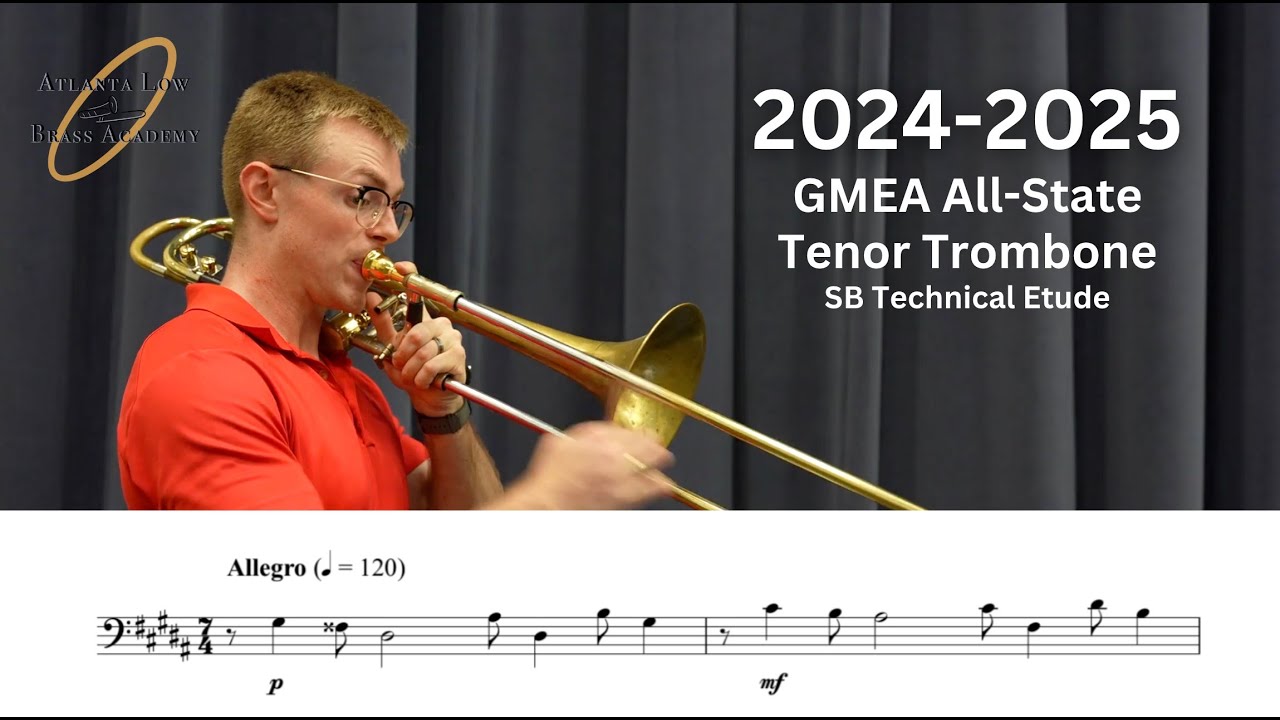 2024-2025 GMEA All-State SB Technical Etude: Tenor Trombone - YouTube