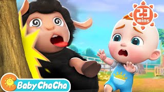 Baa Baa Black Sheep | Farm Animals Song + More Baby ChaCha Nursery Rhymes & Kids Songs
