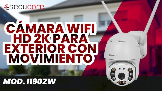 CÁMARA IP WIFI INALAMBRICA CON ZOOM Y GRABACIÓN EN NUBE. MOD. I280ZW 