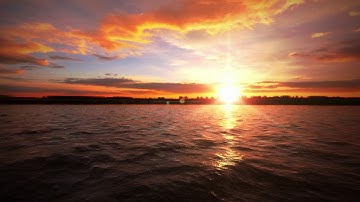 Lightwave & After Effects - Lakeside Sunset 01