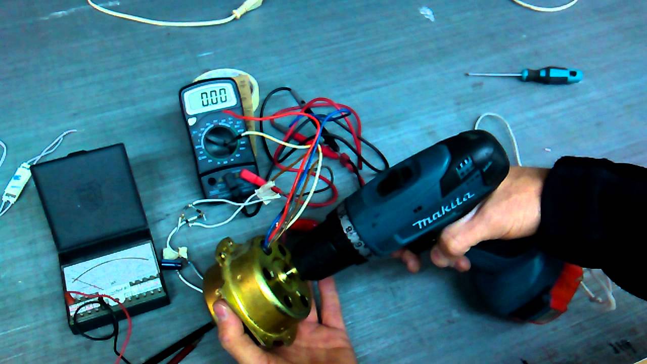 Conversión de motor a generador de permanentes - YouTube