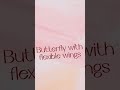 Butterfly with flexible wings🦋🦋🦋|becreativewithlechu| #craftvedio