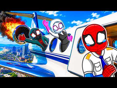 Spiderman Gets His PILOT LICENSE in GTA 5..