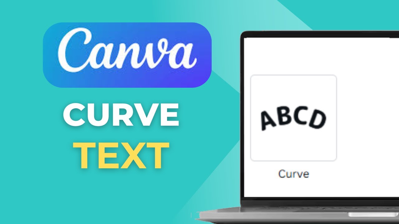 How To Curve Text In Canva - YouTube