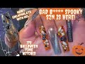 Glam Halloween nail art tutorial | How to encapsulate press on nails | Makartt NEW decor collection