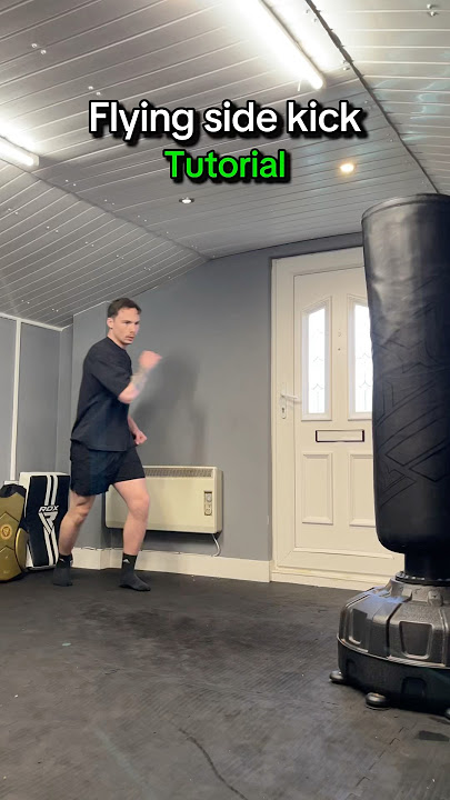 FLYING side kick tutorial