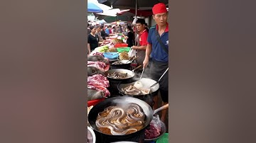 Yummy Crispy 🍽️ Fried Snake  |  short viral #youtubeshortsviral #shortsfeed #shorts #houecx