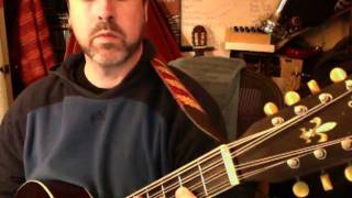 Bach Prelude from Solo Cello Suite 1, on Vintage Gibson Mandocello chords