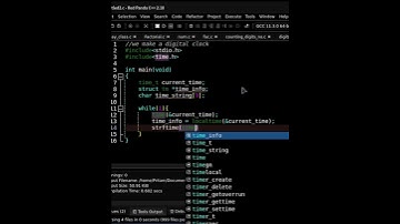 make a clock ⏰ in C language || clock make in c programming..@linuxuser3307