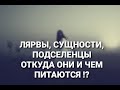 Лярвы, сущности , подселенцы от куда они и чем питаются !