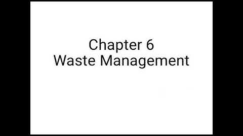 Chapter - 6 (Waste management) Subject - Social Science